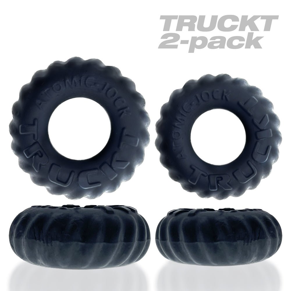OxBalls Truckt 2-Piece Cockring Plus+Silicone Special Edition Night - Image 2