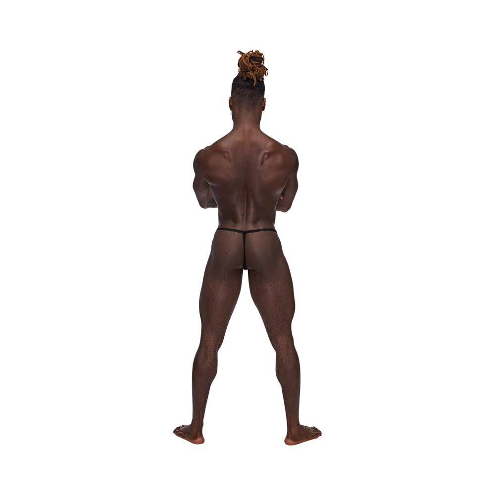 Male Power Sexagon Posing Strap Royal O/S - Image 4