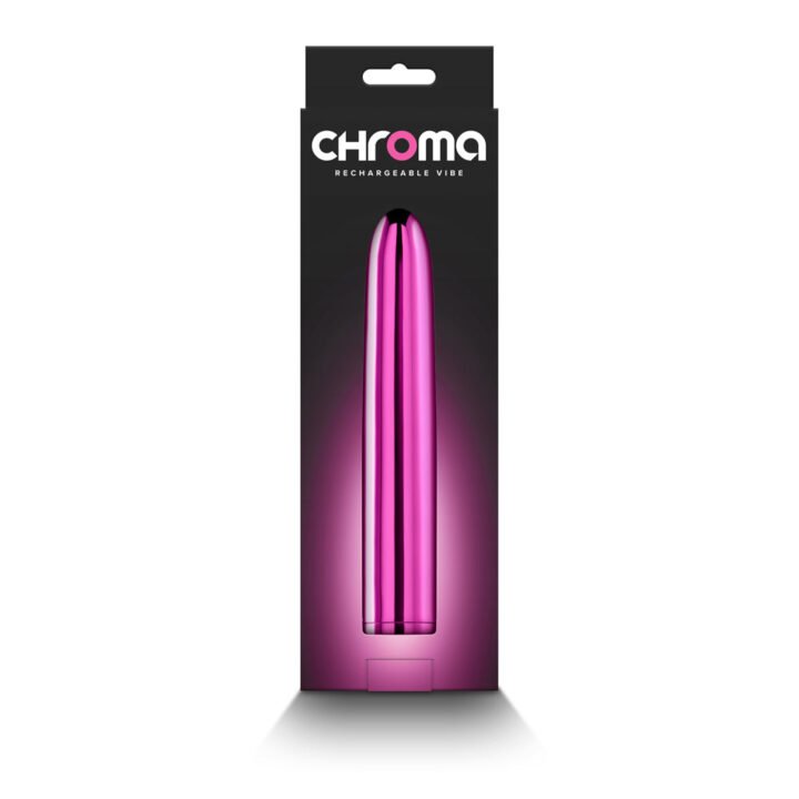 Chroma Rechargeable Vibe 7 in. Pink