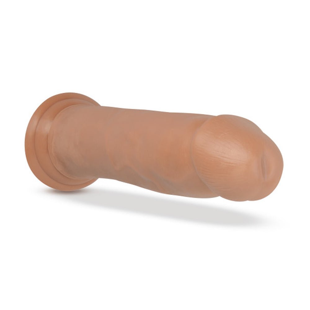 Au Naturel Carlos 9 in. Posable Dual Density Dildo Tan - Image 4