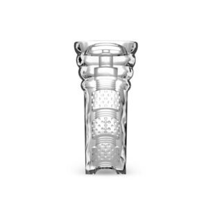 Alternative view of M for Men All Nighter Glow in the Dark Textured Stroker Clear