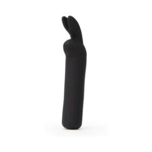 Alternative view of Happy Rabbit Rechargeable Silicone Bullet Vibrator With Ears Black