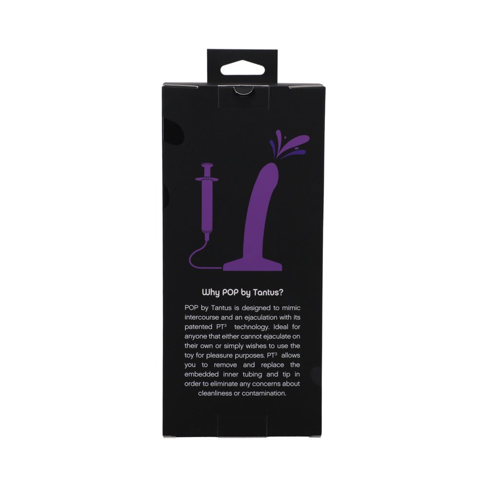 Tantus POP Slim Squirting Dildo Midnight - Image 9