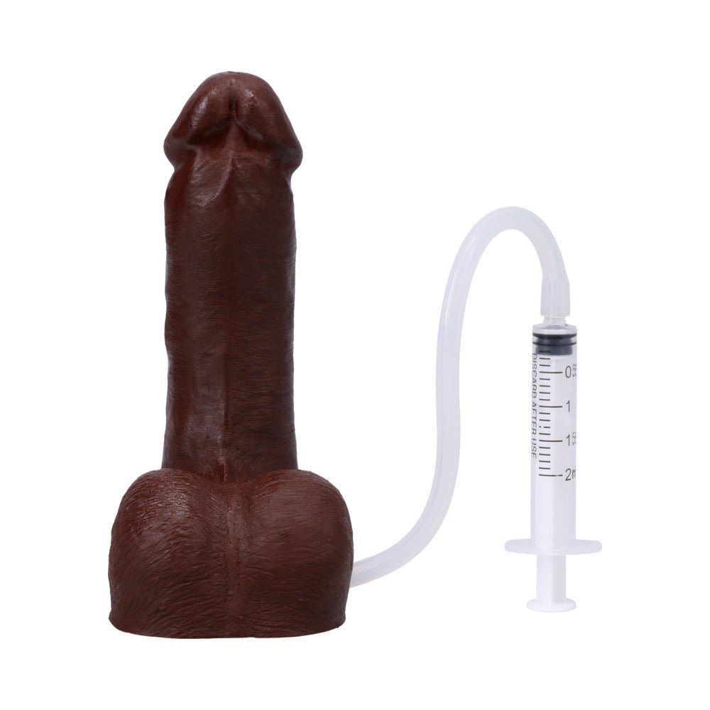 Tantus POP n'' Play Squirting Packer Espresso - Image 3