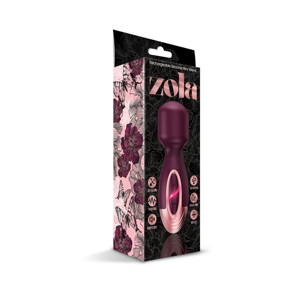 Zola Rechargeable Silicone Mini Wand - Image 2