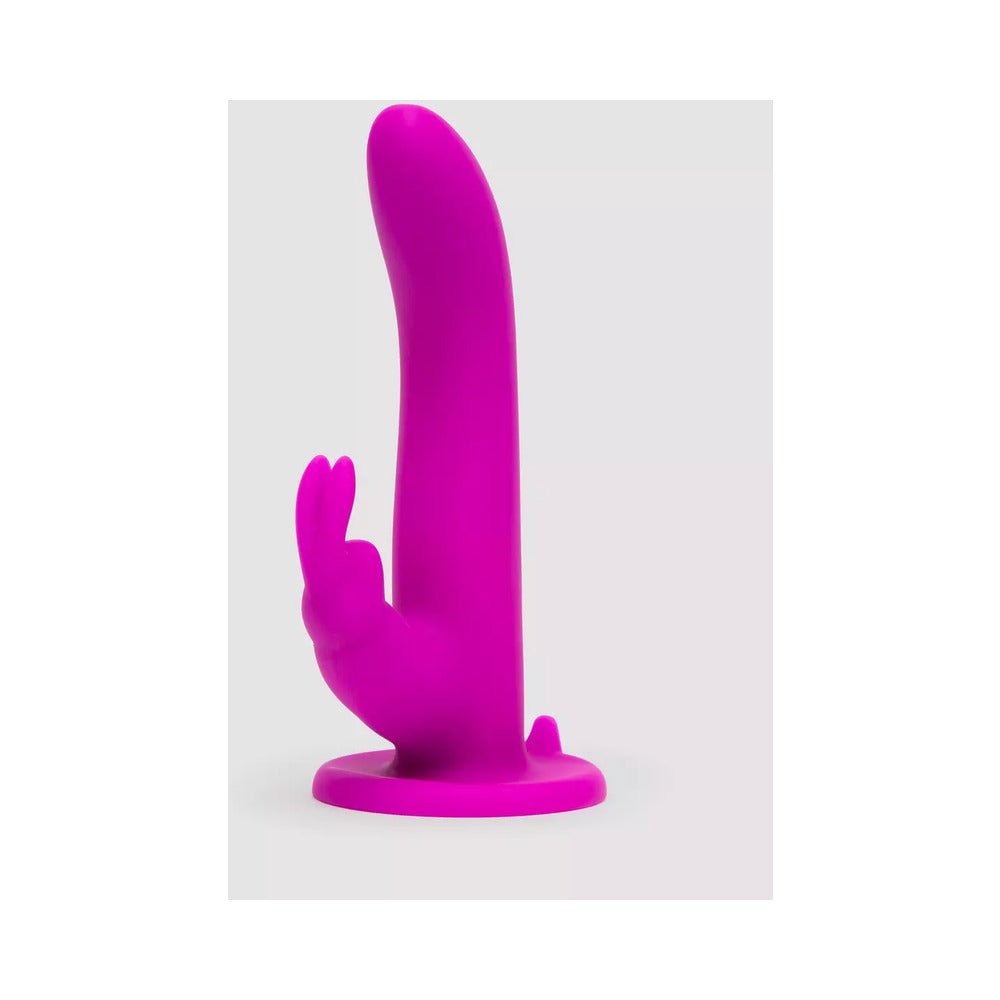 Happy Rabbit Rechargeable Silicone Vibrating Strap-On Harness Set Purple - Image 4