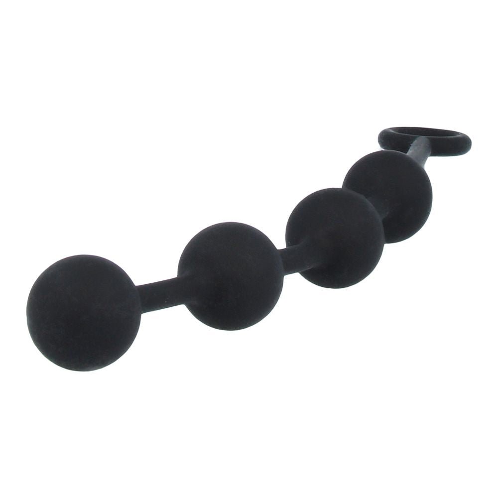 Nexus EXCITE Anal Beads Silicone Medium Black - Image 2