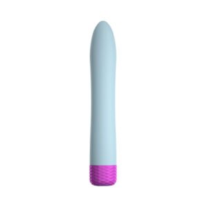 Alternative view of FemmeFunn Densa Bullet Rechargeable Dual Density Silicone Slimline Vibrator Light Blue