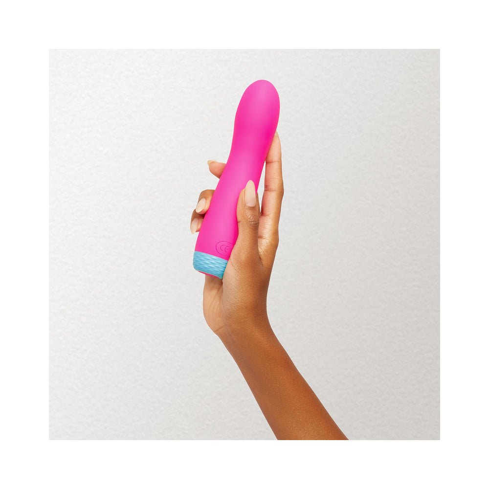 FemmeFunn Rora Rechargeable Silicone Rotating Bullet Vibrator Pink - Image 4