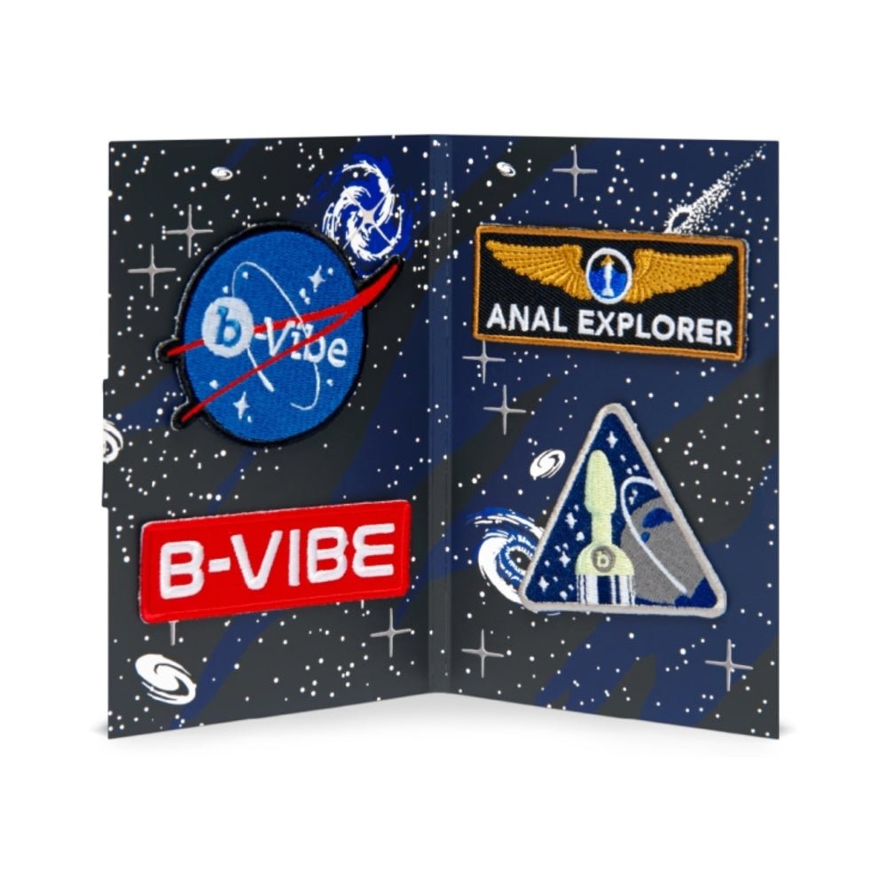 b-Vibe Limited Edition 10-Piece Asstronaut Glow-in-the-Dark Butt Play Set - Image 5