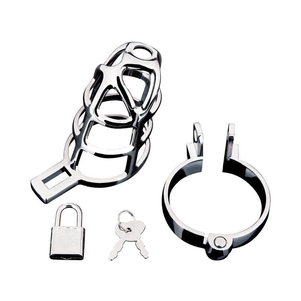 Blue Line Enslave Cock Cage - Image 5