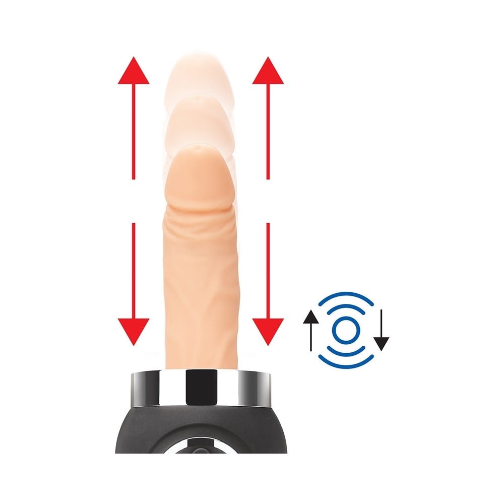 Lux Fetish Rechargeable Thrusting Compact Sex Machine with Remote Control - Image 7