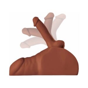 Alternative view of PDX Plus Perfect Ride Anal Masturbator With 6 in. Posable Dildo Brown