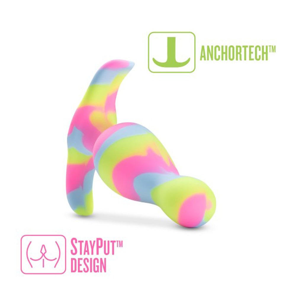 Avant Kaleido Silicone Anal Plug Lime - Image 3