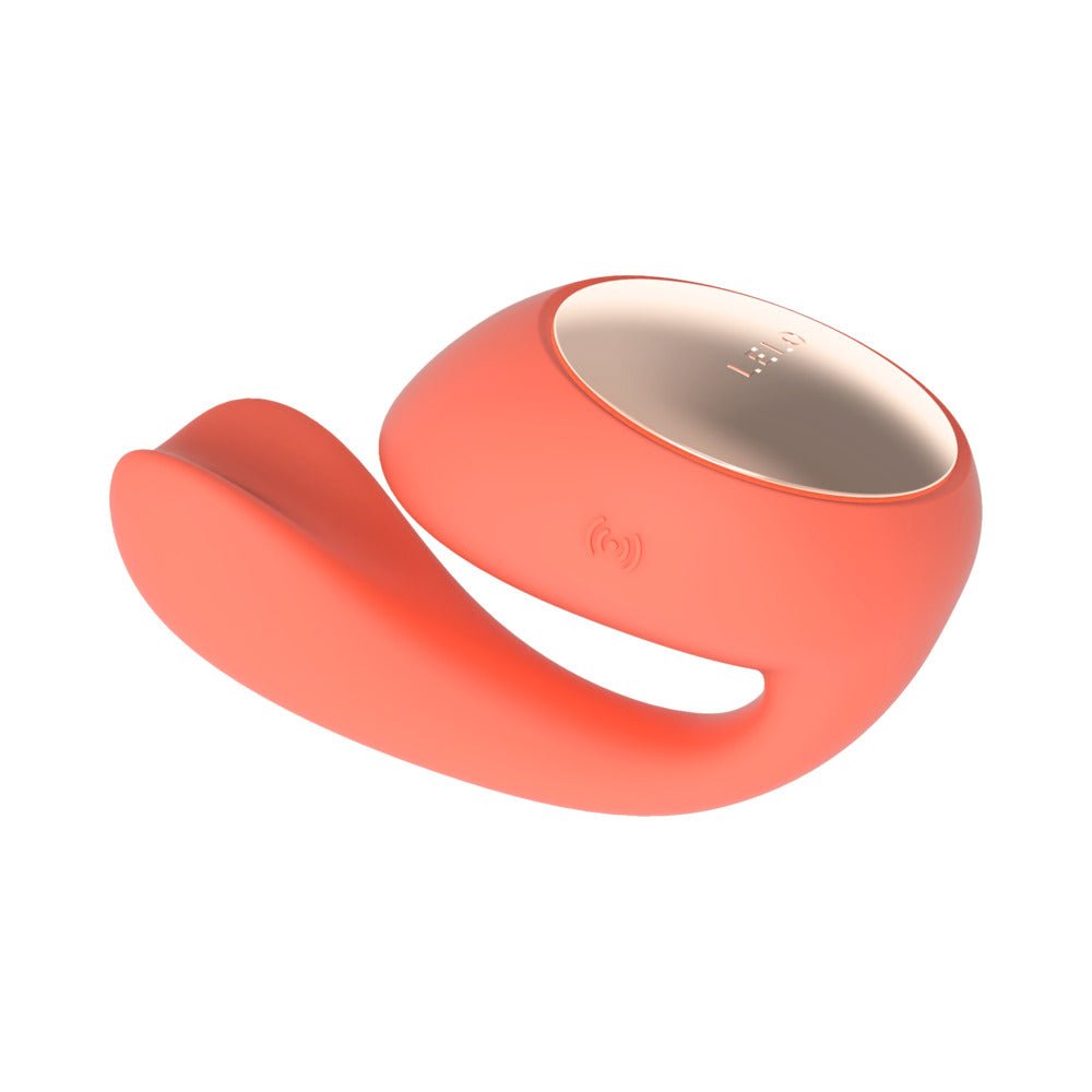 LELO IDA WAVE Rechargeable Dual Stimulator Coral Red - Image 3