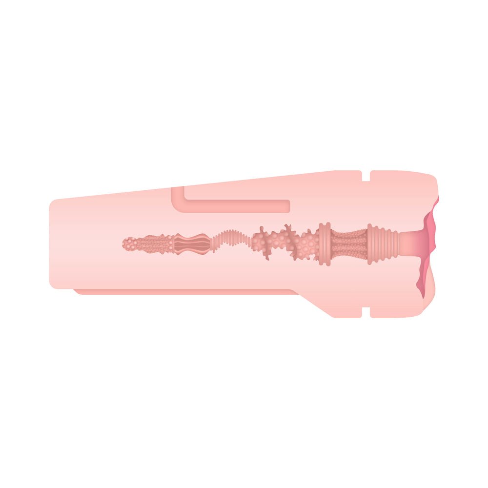 Zero Tolerance Grip It Realistic Vagina Stroker with Movie Download Beige - Image 10