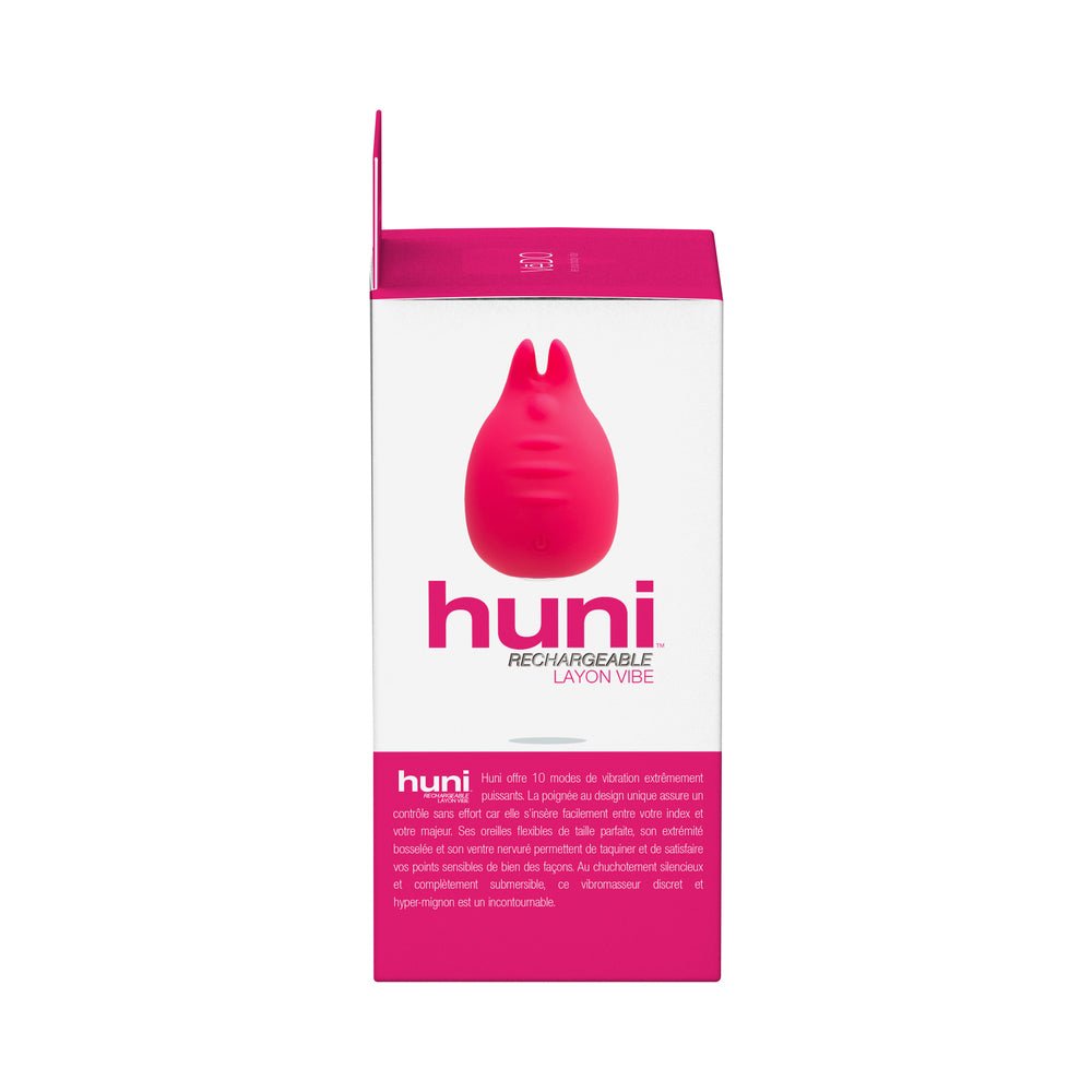 VeDO Huni Rechargeable Finger Vibe Tease Me Foxy Pink - Image 6