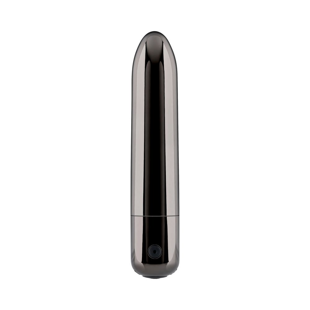 Evolved Real Simple Rechargeable Bullet Vibrator Black Chrome - Image 4