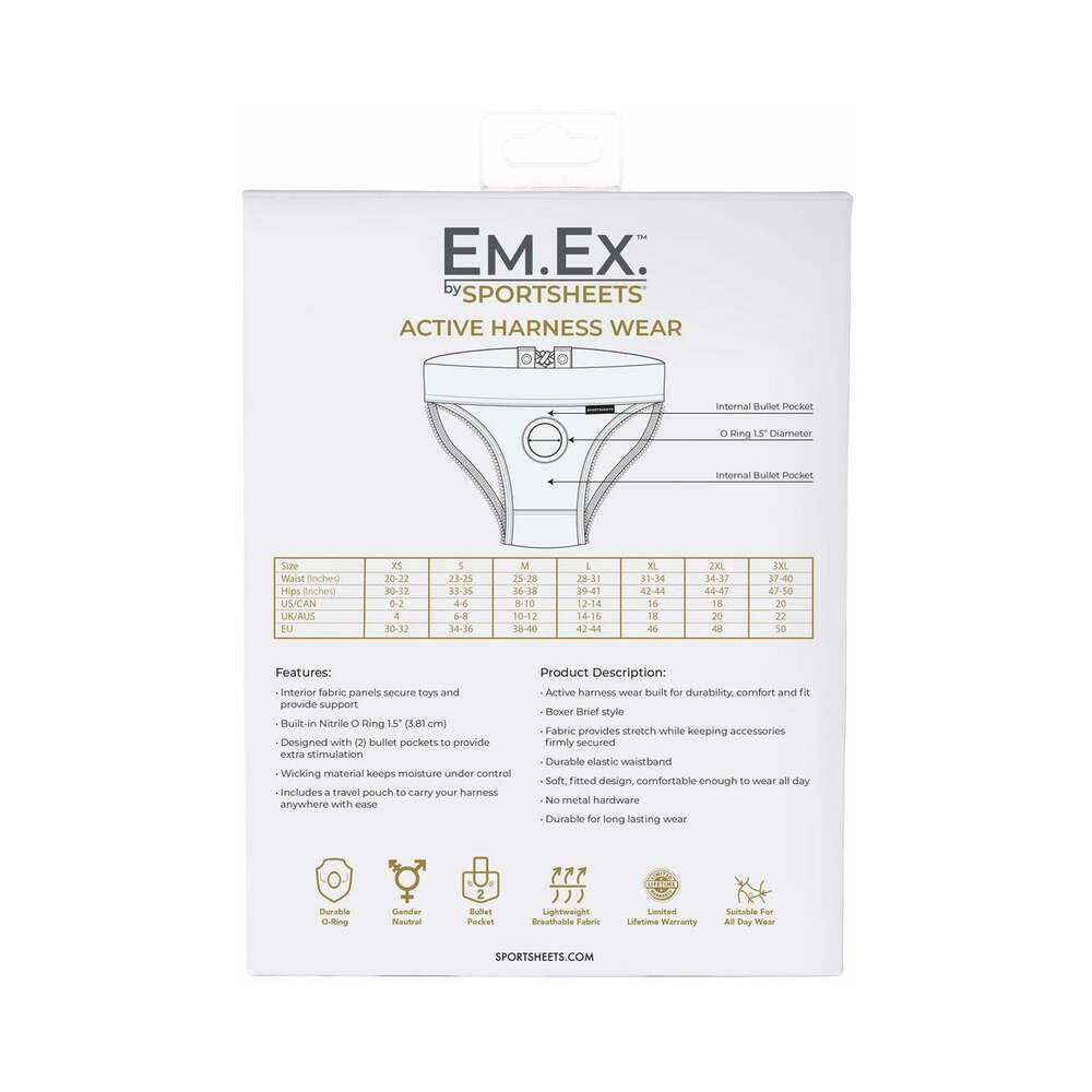 Sportsheets Em.Ex. Fit Harness Patent Corset S - Image 7
