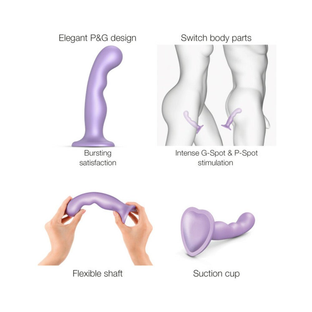 Strap-On-Me Dildo Plug P&G Metallic Lilac Small - Image 4