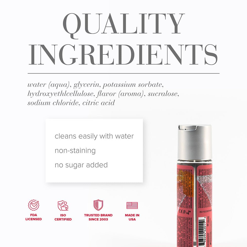 JO Cocktails Cosmopolitan Flavored Water-Based Lubricant 2 oz. - Image 3