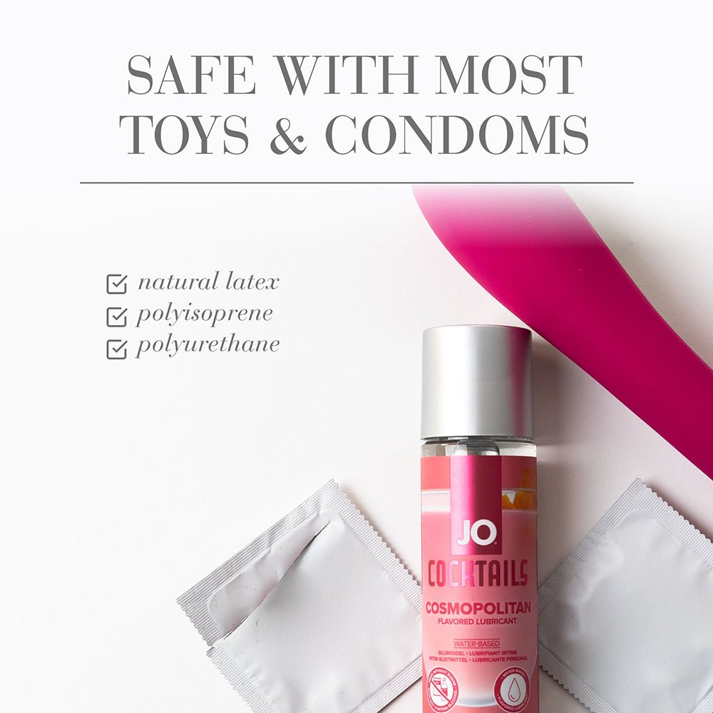 JO Cocktails Cosmopolitan Flavored Water-Based Lubricant 2 oz. - Image 4