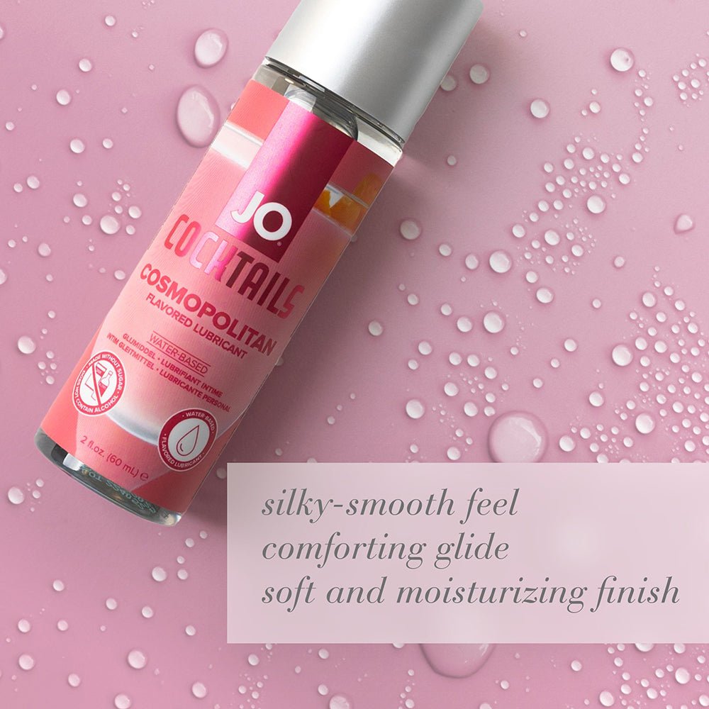 JO Cocktails Cosmopolitan Flavored Water-Based Lubricant 2 oz. - Image 5