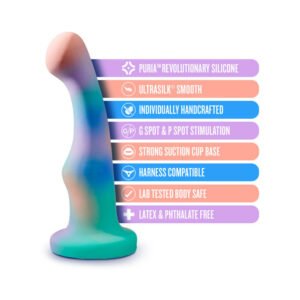 Alternative view of Avant Opal Dreams 6 in. Silicone Dildo Aqua