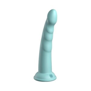 Alternative view of Dillio Platinum Collection Slim Seven 7 in. Silicone Dildo Teal
