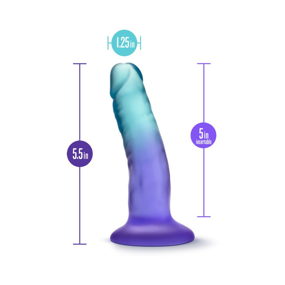B Yours Morning Dew 5 in. Dildo Sapphire - Image 6