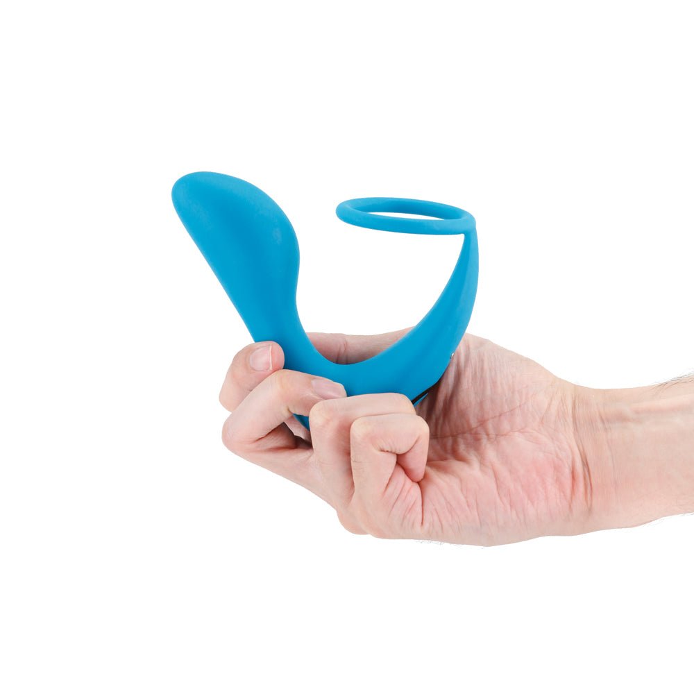 Renegade Slingshot II Cock Ring & Prostate Stimulator Teal - Image 3