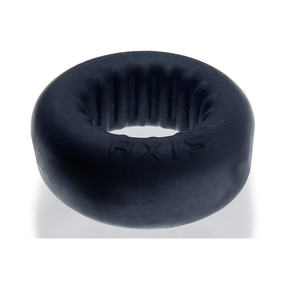 Oxballs Axis Rib Griphold Cockring Black Ice - Image 4