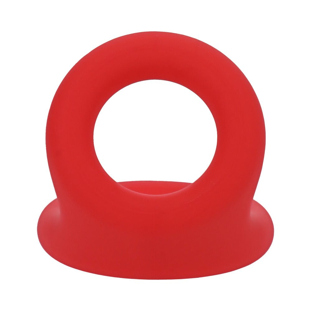 Tantus Uplift C-Ring Cock and Ball Sling Crimson - Image 4