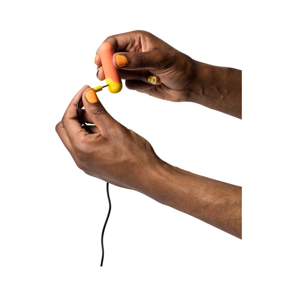 ROMP Riot Rechargeable Bullet Vibrator Light Orange - Image 9