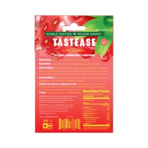 Alternative view of Tastease by Pastease Strawberry Candy Edible Pasties & Pecker Wraps