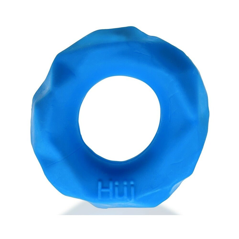 Hunkyjunk Fractal Tactile Cockring Teal Ice - Image 5