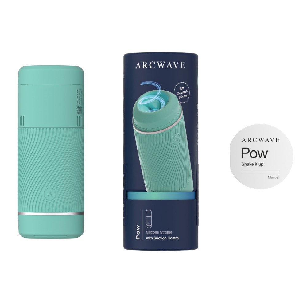 Arcwave Pow Silicone Stroker with Suction Control Mint - Image 5