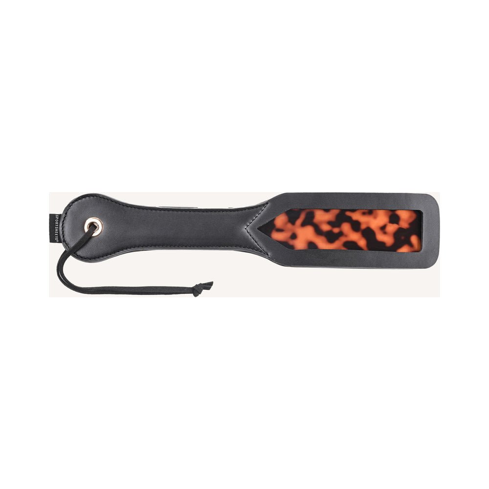 Sincerely, Sportsheets Amber Layered Spanker Tortoiseshell - Image 2