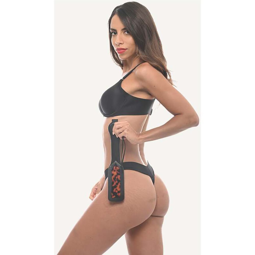 Sincerely, Sportsheets Amber Layered Spanker Tortoiseshell - Image 5