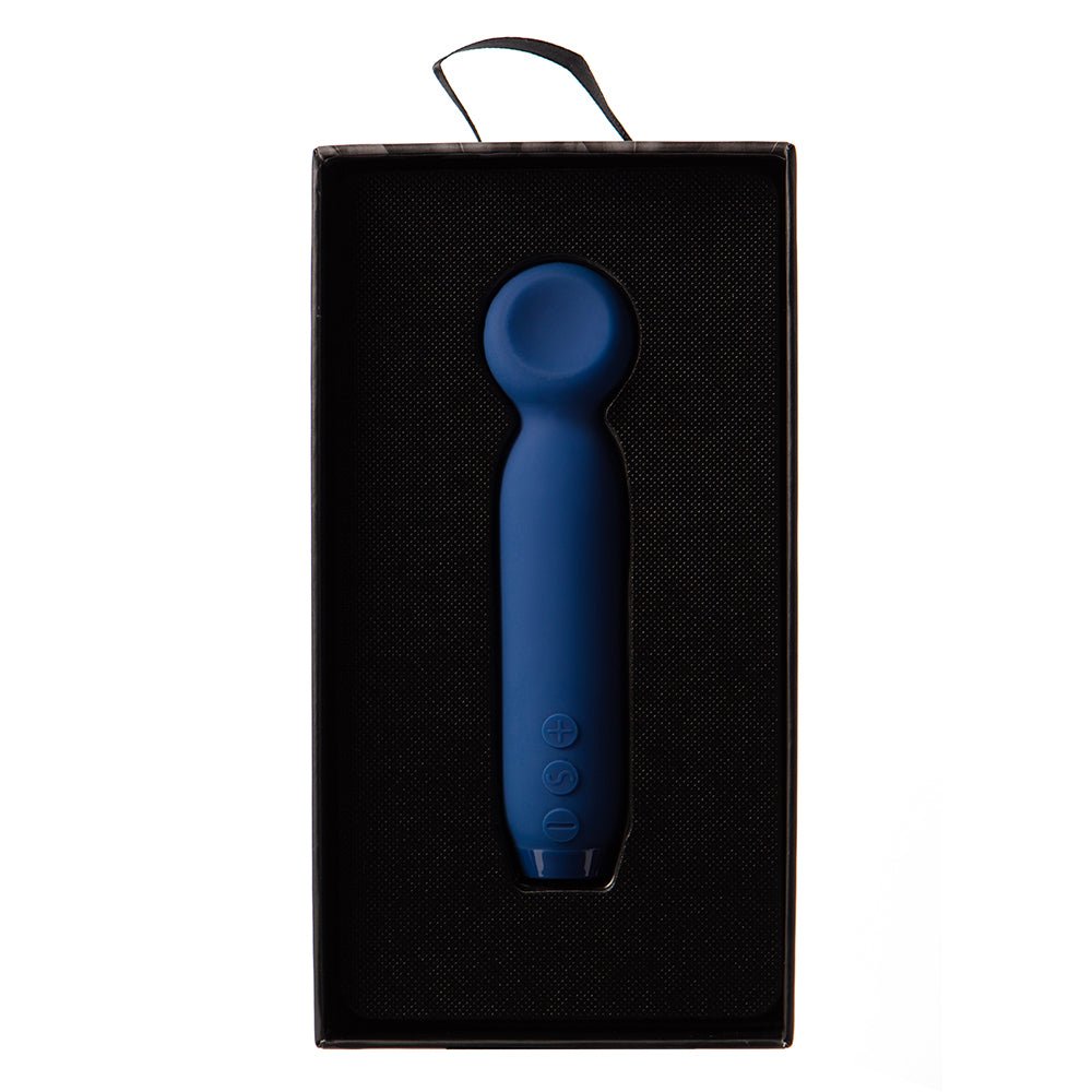Je Joue Vita Rechargeable Silicone Wand Tip Bullet Vibrator Cobalt Blue - Image 5