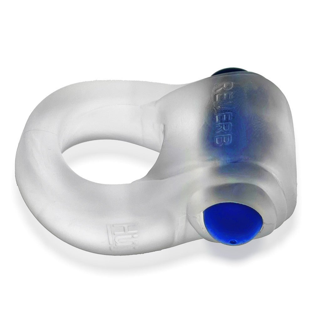 Hunkyjunk Revring Cockring with Bullet Vibrator Clear Ice - Image 5