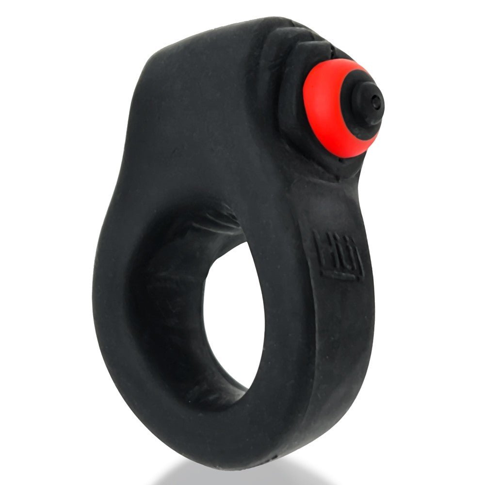 Hunkyjunk Revring Cockring with Bullet Vibrator Tar Ice - Image 3