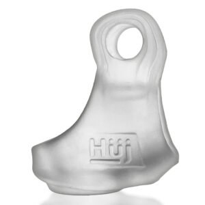 Alternative view of Hunkyjunk Revsling Cock & Ball Sling with Bullet Vibrator Clear Ice