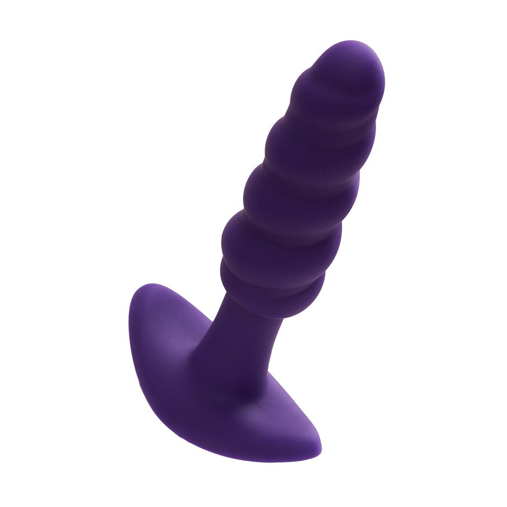 VeDO Twist Rechargeable Silicone Vibrating Anal Plug Purple - Image 3