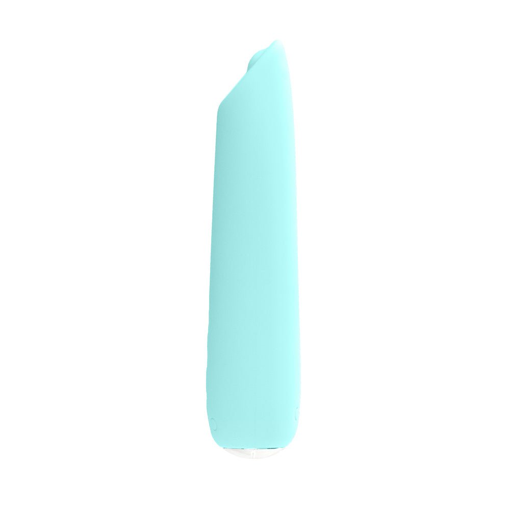 VeDO Boom Rechargeable Warming Silicone Slimline Vibrator Turquoise - Image 4