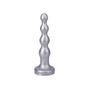 Alternative view of Tantus Ripple Large 8 in. Anal Beads Dildo Medium-Firm Silver