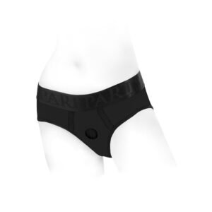 Alternative view of SpareParts Tomboi Nylon Briefs Harness Black Size XS