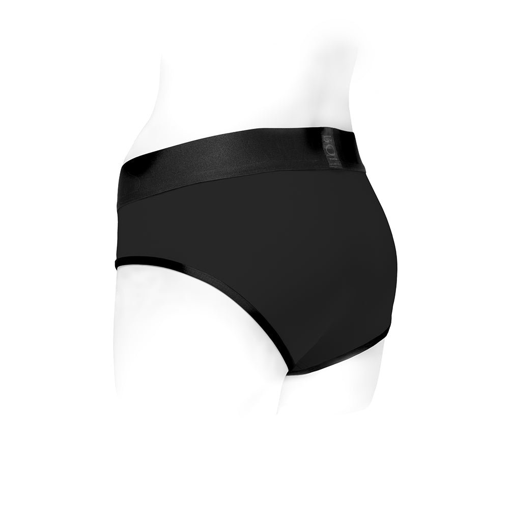 SpareParts Tomboi Nylon Briefs Harness Black Size 2XL - Image 3