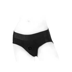 Alternative view of SpareParts Tomboi Rayon Briefs Harness Black Size L