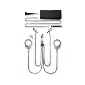 Nixie Metal Bondage 8-Piece Kit Silver - Image 2